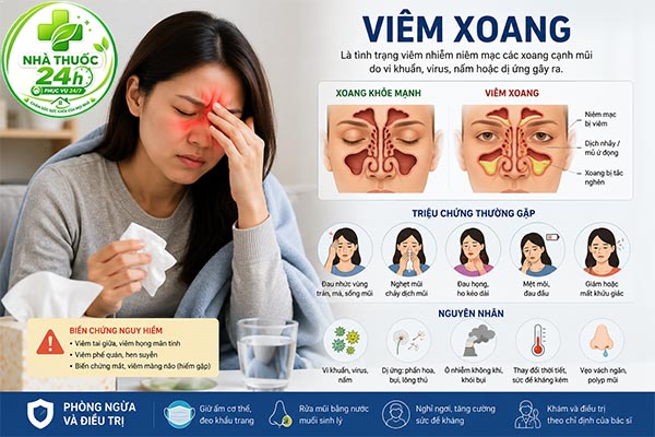 bệnh viêm xoang là bệnh gì