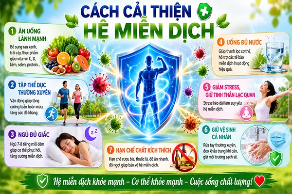cách cải thiện hệ miễn dịch